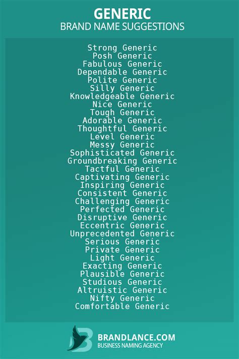generic name person